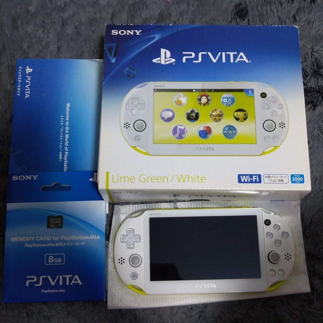 激安オンライン店舗 PSVITA ライムグリーン PCH-2000シリーズ 携帯用ゲーム本体