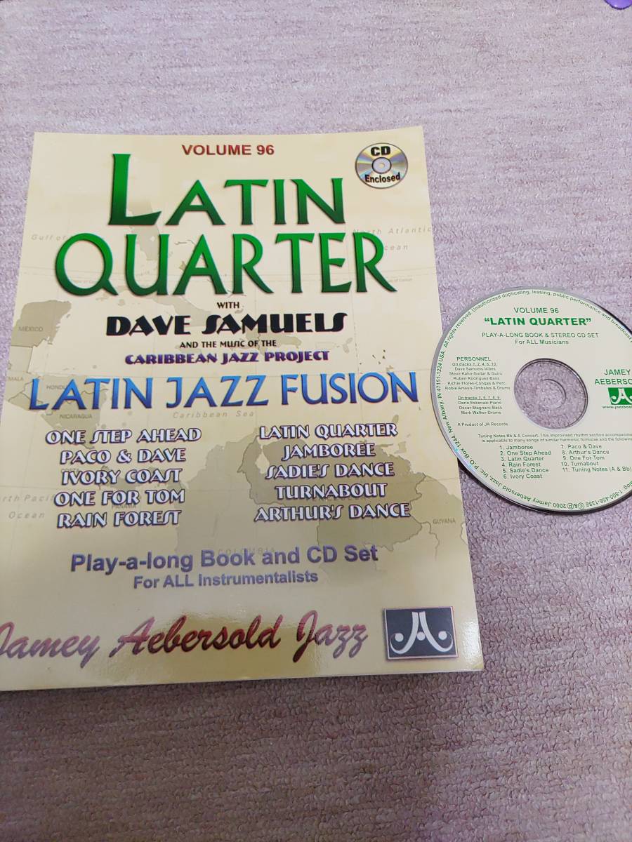 [ разрезание settled ] Jamey Aebersold volume96 Latin Quarter With Dave Samuels & the Carribean Jazz Project