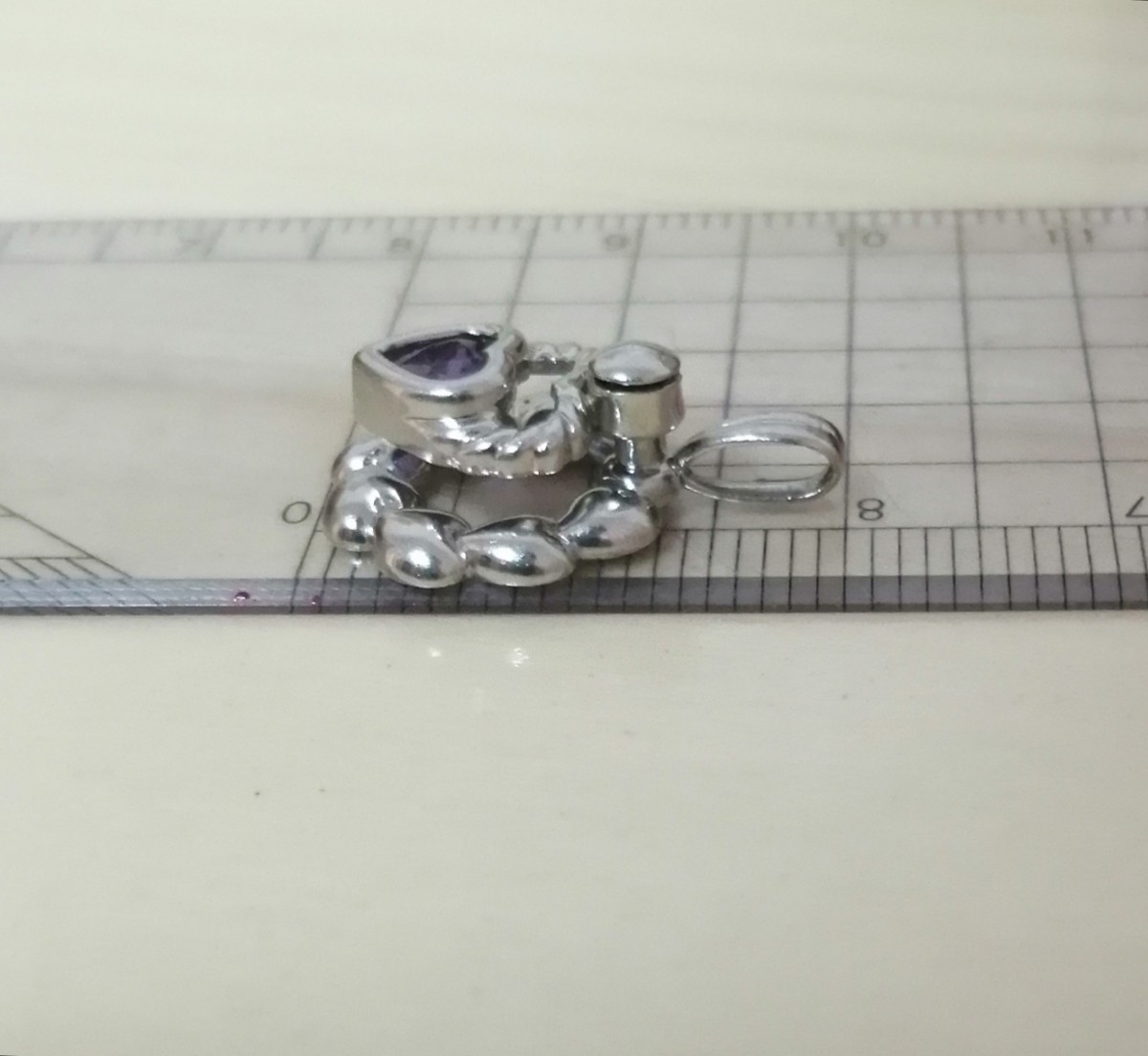 pt900 アメジスト ペンダントトップ 約2.77g | insightgruc.com