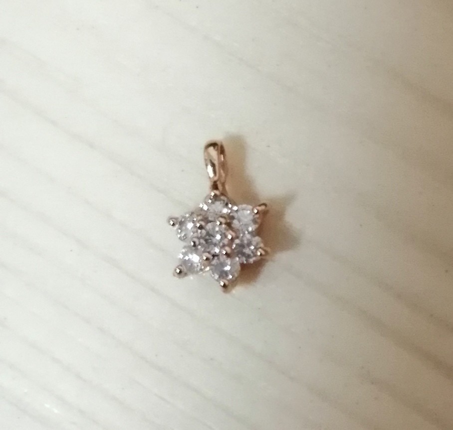 美品✶アクアマリン✶ダイヤモンド✶ペンダントトップ✶K18WG