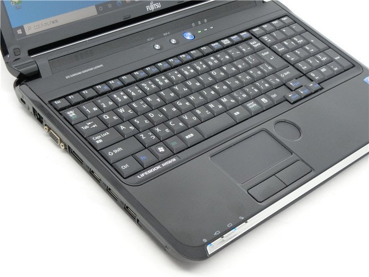 カメラ内蔵/中古/15型/ノートPC/Windows10/爆速新品SSD256/4GB/i5-M560/FMV AH550/5B 新品無線マウス MSoffice2021ProPlus搭載