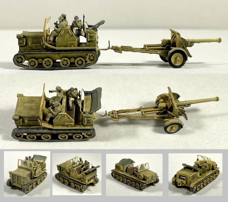1/144 完成品 九四式四屯牽引車ヨケ・九八式六屯牽引車ロケ 1/144 完成品 九四式四屯牽引車ヨケ・九八式六屯牽引車ロケ