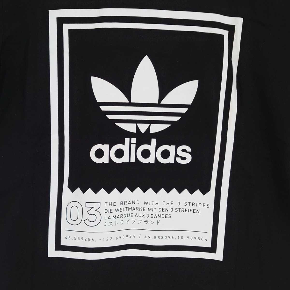 【S】adidas アディダス/Botsford Tシャツ/黒_画像4