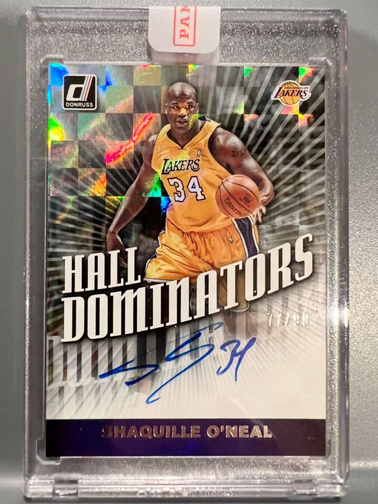 Redemption Sealed/99 Auto 19 Panini Shaquille O'Neal Shaq