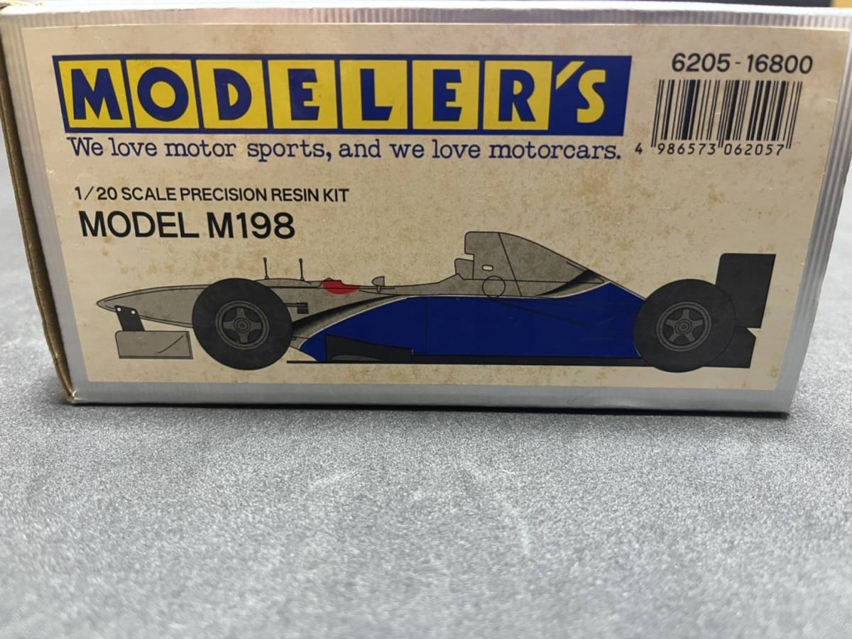 MODELER’S 1/20 レジンキット未組立 MINARDI ミナルディ M198 中野信治
