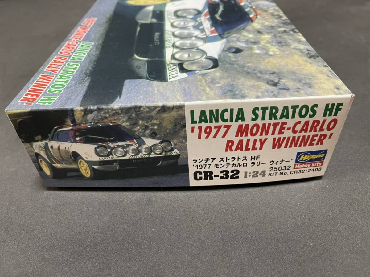 ハセガワ  1/24 ランチアストラトス  1977年 モンテカルロ 優勝   LANCIA STRATOS  MONTE CARLO デカール良好の画像2