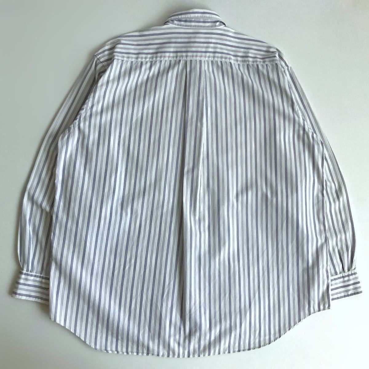 COMME des GARCONS SHIRT 二重 レイヤード ストライプ オーバー 長袖