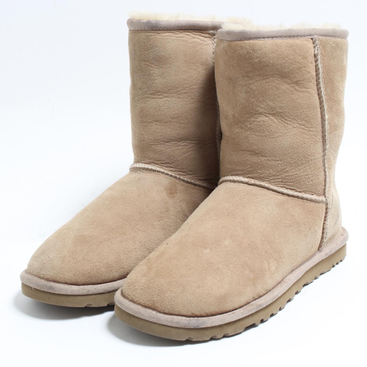 正規品販売! ムートンブーツ SHORT CLASSIC UGG アグ 古着 US6