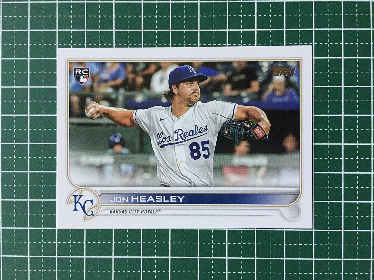 ★TOPPS MLB 2022 SERIES 2 #430 JON HEASLEY［KANSAS CITY ROYALS］ベースカード「BASE」ルーキー「RC」★_画像1