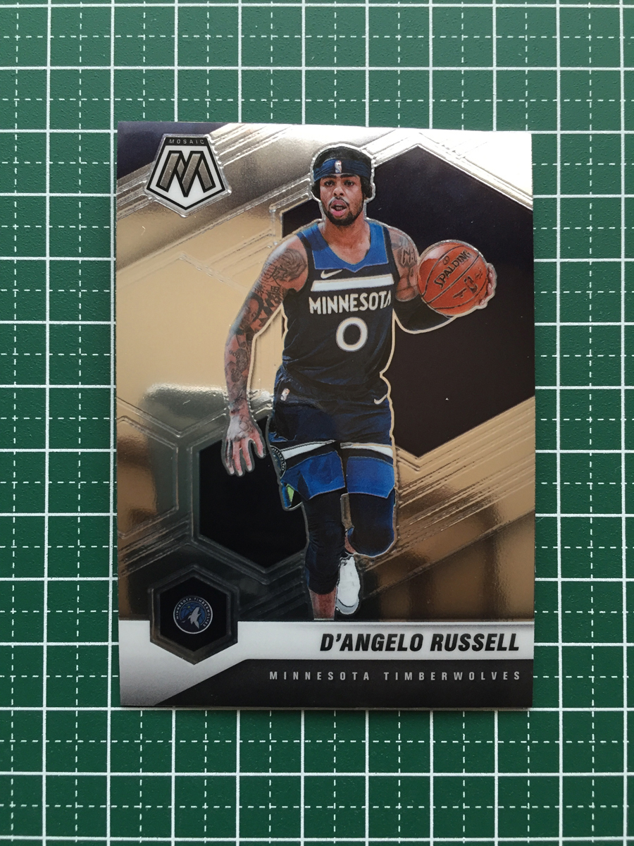 ★PANINI 2020-21 NBA MOSAIC #147 D'ANGELO RUSSELL［MINNESOTA TIMBERWOLVES］ベースカード「BASE」★_画像1