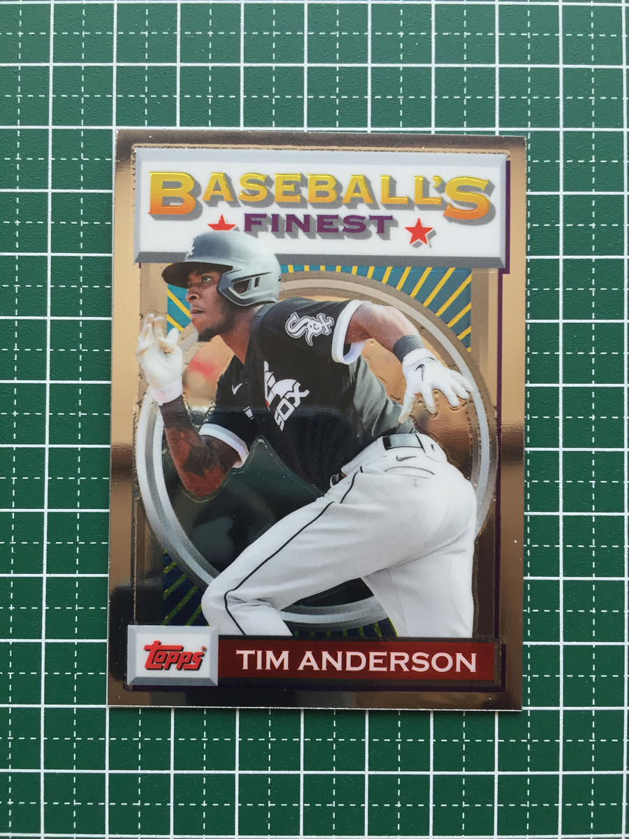 ★TOPPS MLB 2020 FINEST FLASHBACKS #44 TIM ANDERSON［CHICAGO WHITE SOX］ベースカード 20★_画像1