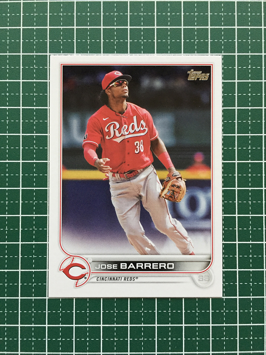 ★TOPPS MLB 2022 SERIES 2 #485 JOSE BARRERO［CINCINNATI REDS］ベースカード「BASE」★_画像1