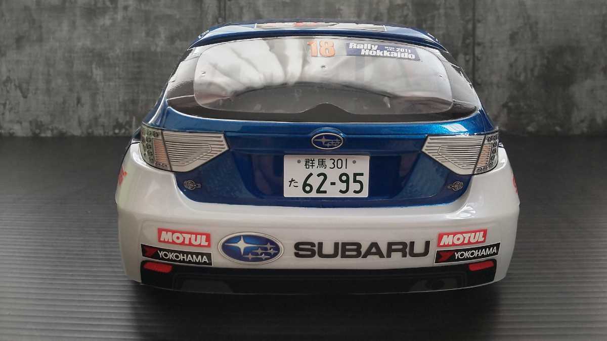 タミヤ 1/10RCスバル インプレッサ WRX STI チームアライ(XV-01シャーシ)1パック室内サーキット走行 TRFダンパー付き リアルラリー仕様