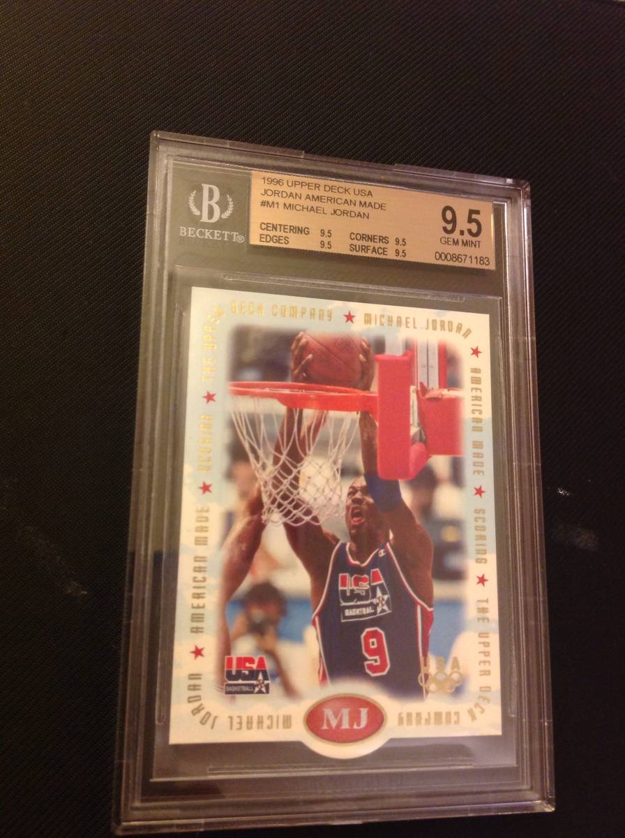 BGS9.5完璧 超激レア UD USA MichaelJordan MJ マイケルジョーダン