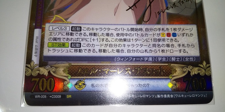 【日本限定モデル】 ワルキューレロマンツェ 金箔押しサイン ノエル・マーレス 1枚 その他