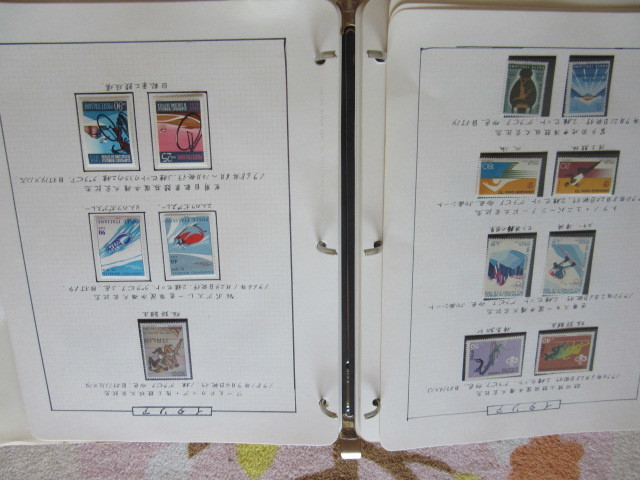 ABC順に世界各国のスポーツ切手コレクション約59リーフ 大型バインダー入り（全部で45冊の内の9冊目） S11 _画像9