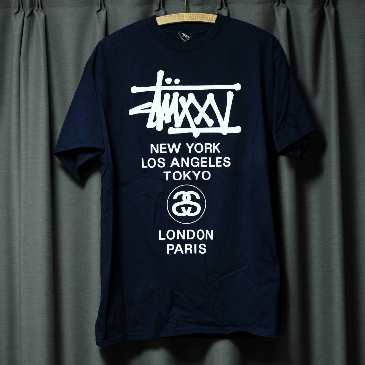 Yahoo!オークション - STUSSY 25周年 WORLD TOUR Tee 第1弾 L Yahoo!オークション - STUSSY 25周年 WORLD TOUR Tee 第1弾 L