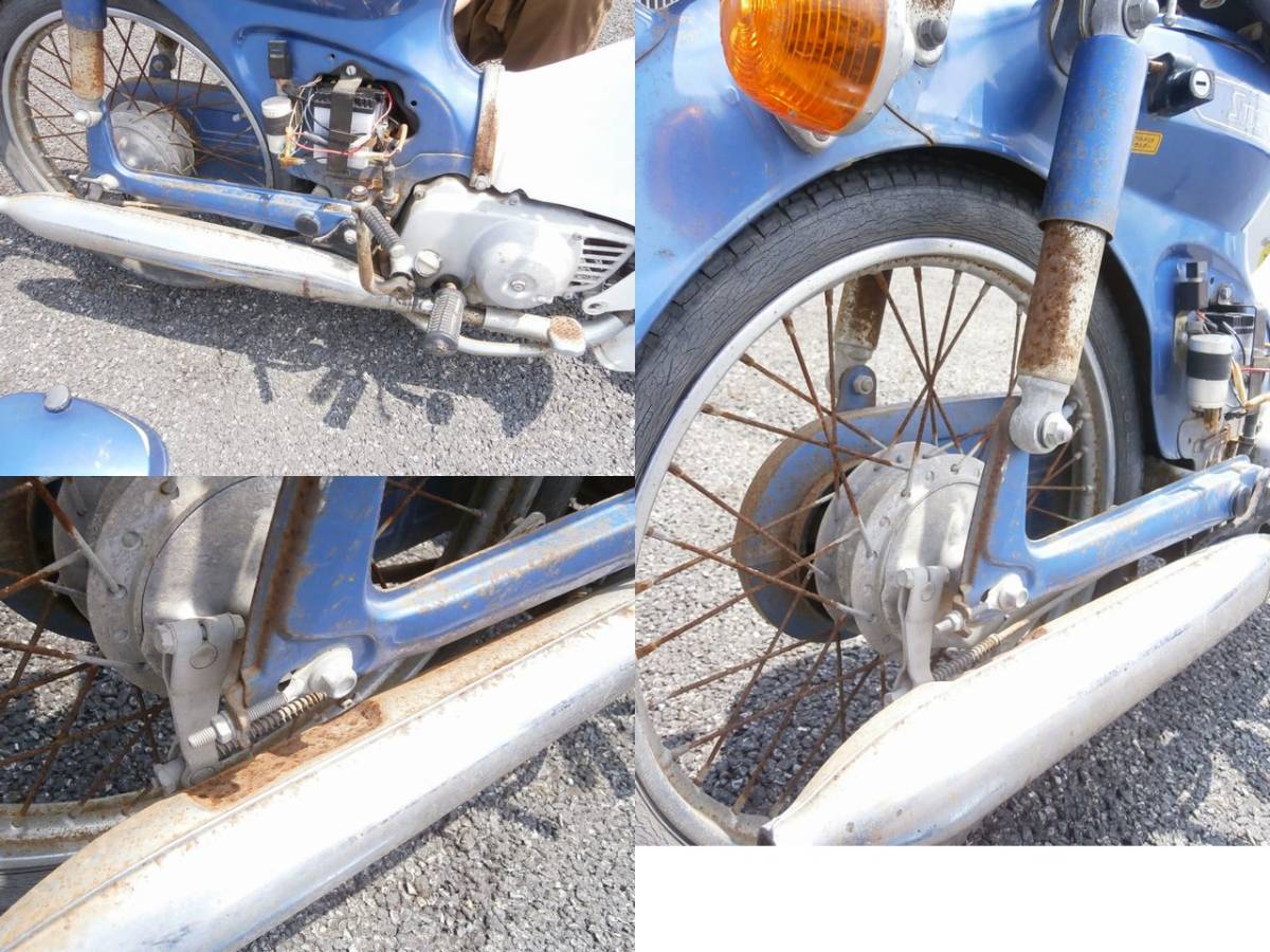 希少・ジャンク】 ホンダ スーパーカブ デラックス 50㏄ 6V レストア