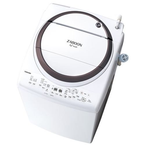 新品☆東芝 8.0kg洗濯乾燥機 ZABOON グランホワイト　送料無料64