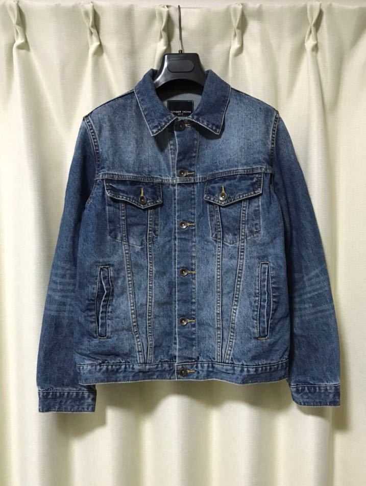 NUMBER (N)INE DENIM ナンバーナイン デニム ユーズド加工 Gジャン S 直販値下げ ナンバーナイン インディゴ Gジャン デニムジャケット Gジャン/デニムジャケット
