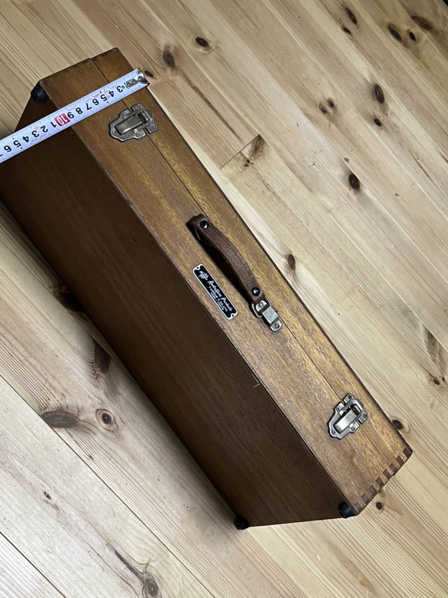 超希少　レスターファイン タックルボックス　木製　ハンドメイド　木箱 詳細不明なので教えてください