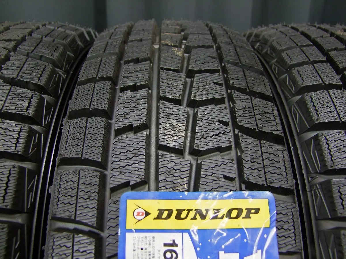 [新車外し鉄スチール新品スタッドレス4本] ダイハツ純正DUNLOPウインターマックス165/65R15タフト適合リフトアップハイゼット新型アトレー_2018年製 新品 未使用 未走行