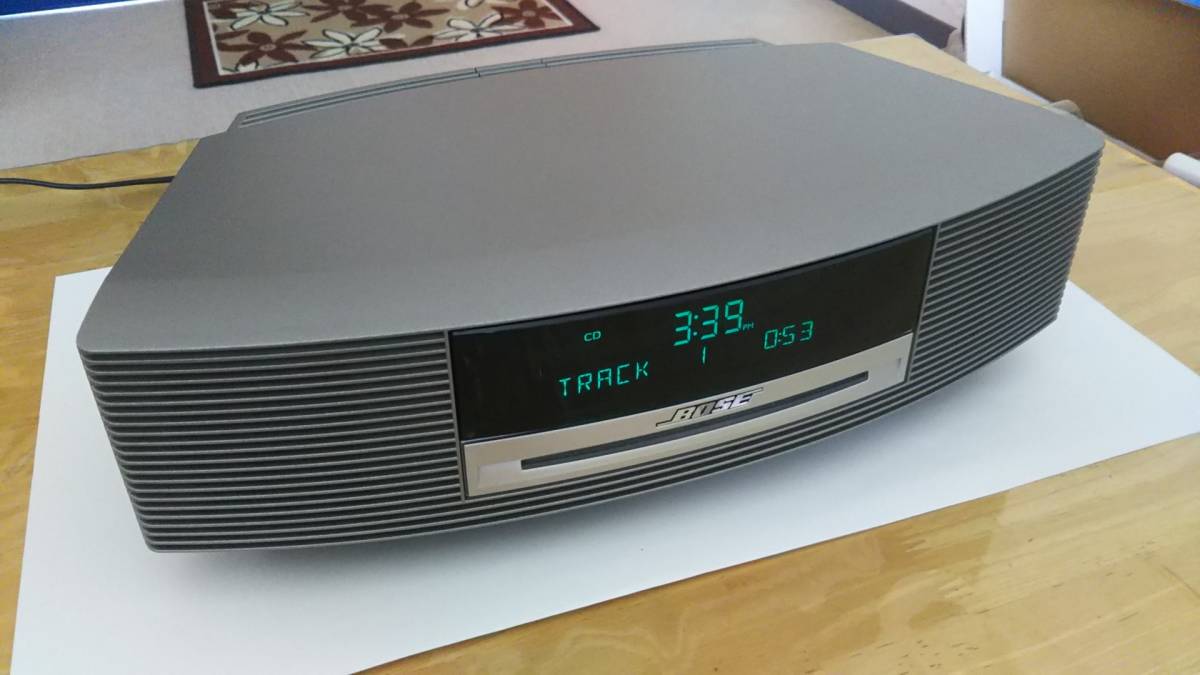 BOSE Wave Music System 「シルバー」点検済/リモコン(小)・取説
