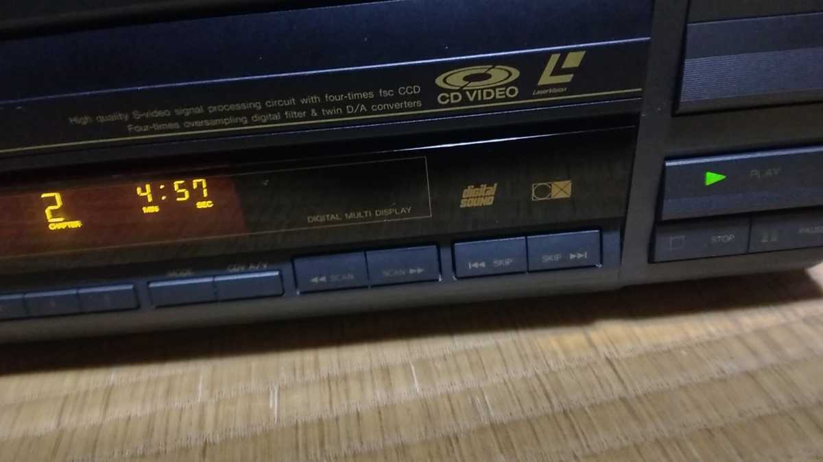 Panasonic　CD　LDデッキ　LX-300　中古現状品