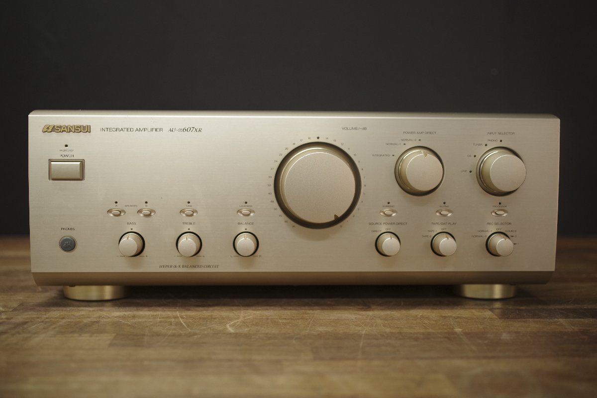 SANSUI AU-α607XR プリメインアンプ □音出しOK オーディオ SANSUI AU-α607XR プリメインアンプ □音出しOK オーディオ