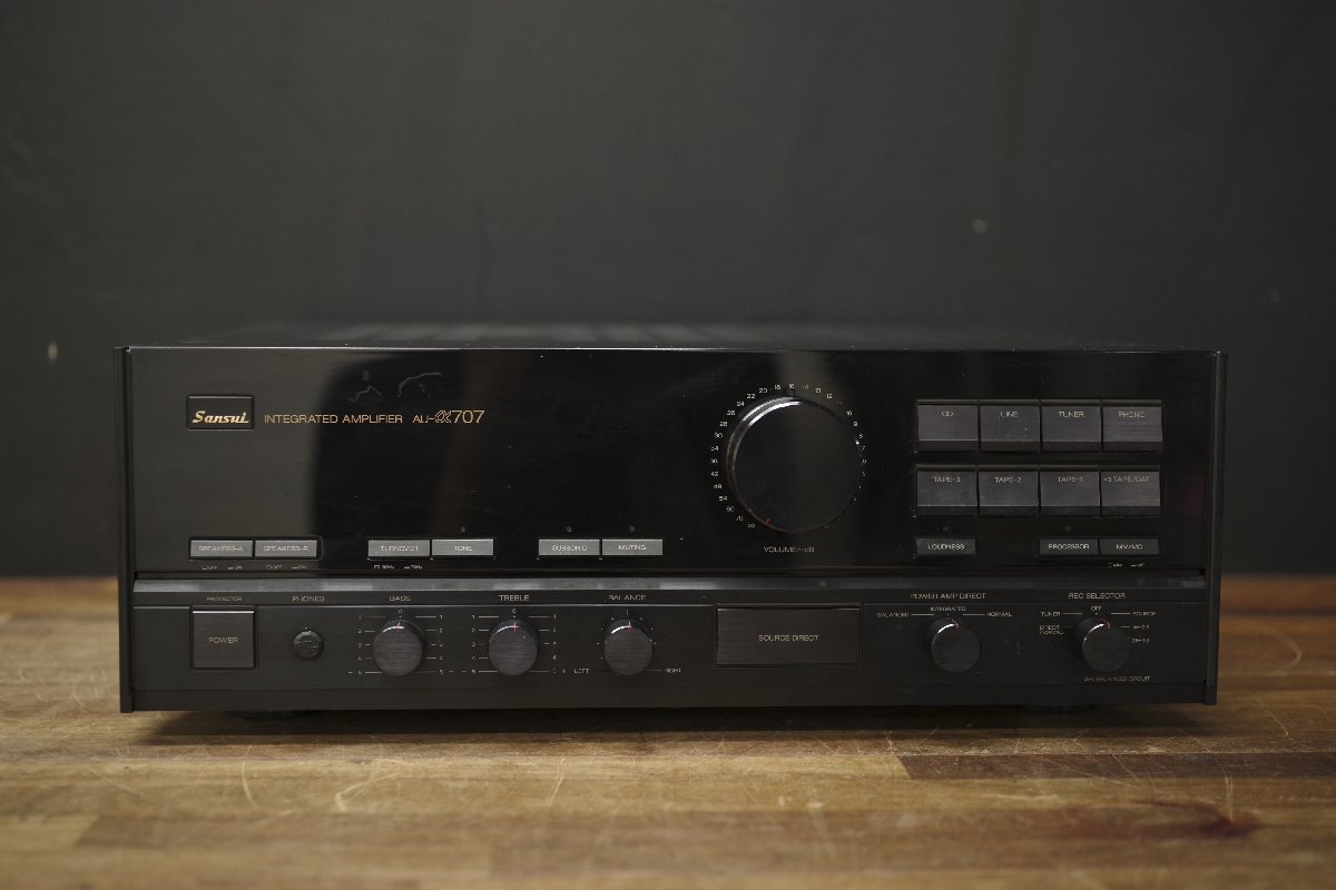 しておりま】 ヤフオク! - SANSUI AU-α707 プリメインアンプ 動作OK ...