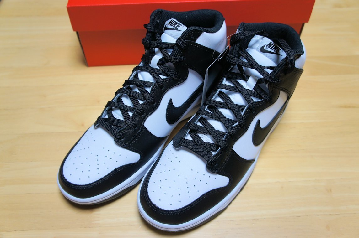 ナイキ ダンクハイ パンダ チャンピオンシップホワイト NIKE dunk High 直販特価 ダンクハイ パンダ 28.0 スニーカー