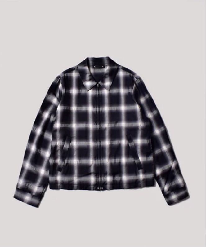 MINEDENIM Cuprawool Ombre Check Harrington JKT ブラック 2 MINEDENIM Cuprawool Ombre Check Harrington JKT ブラック 2