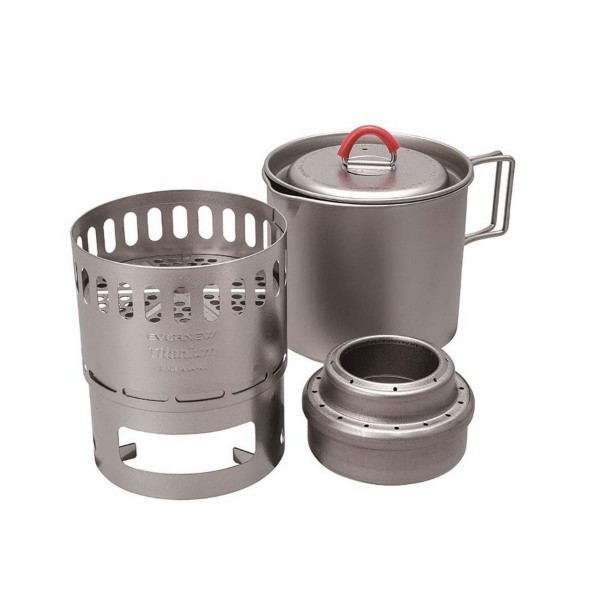 エバニュー EVERNEW Ti Mug pot 500 Stove set ECA538