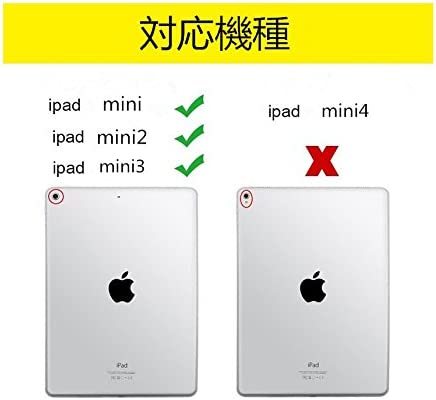 ipad miniケース キーボード iPad mini2/mini3 専用 脱着式 超薄 キーポート付 保護ケース スタンド 全面保護カバー（ブラック） /3_画像2