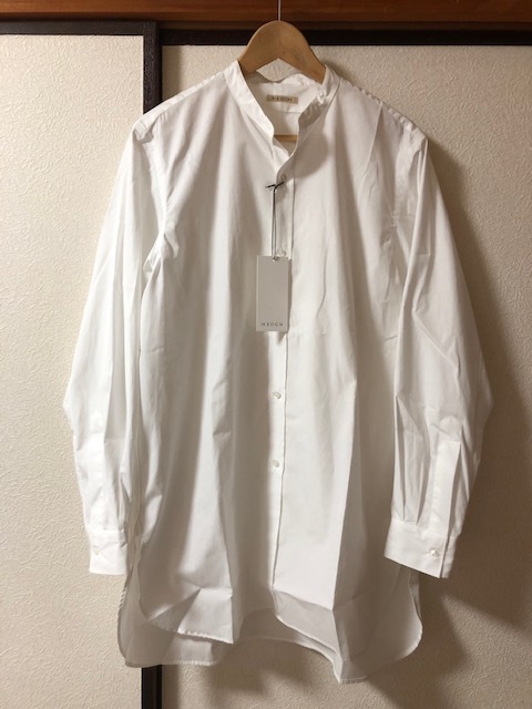 HEUGN ユーゲン バンドカラー 長袖シャツ サイズ2 / SHIRT003 / rob