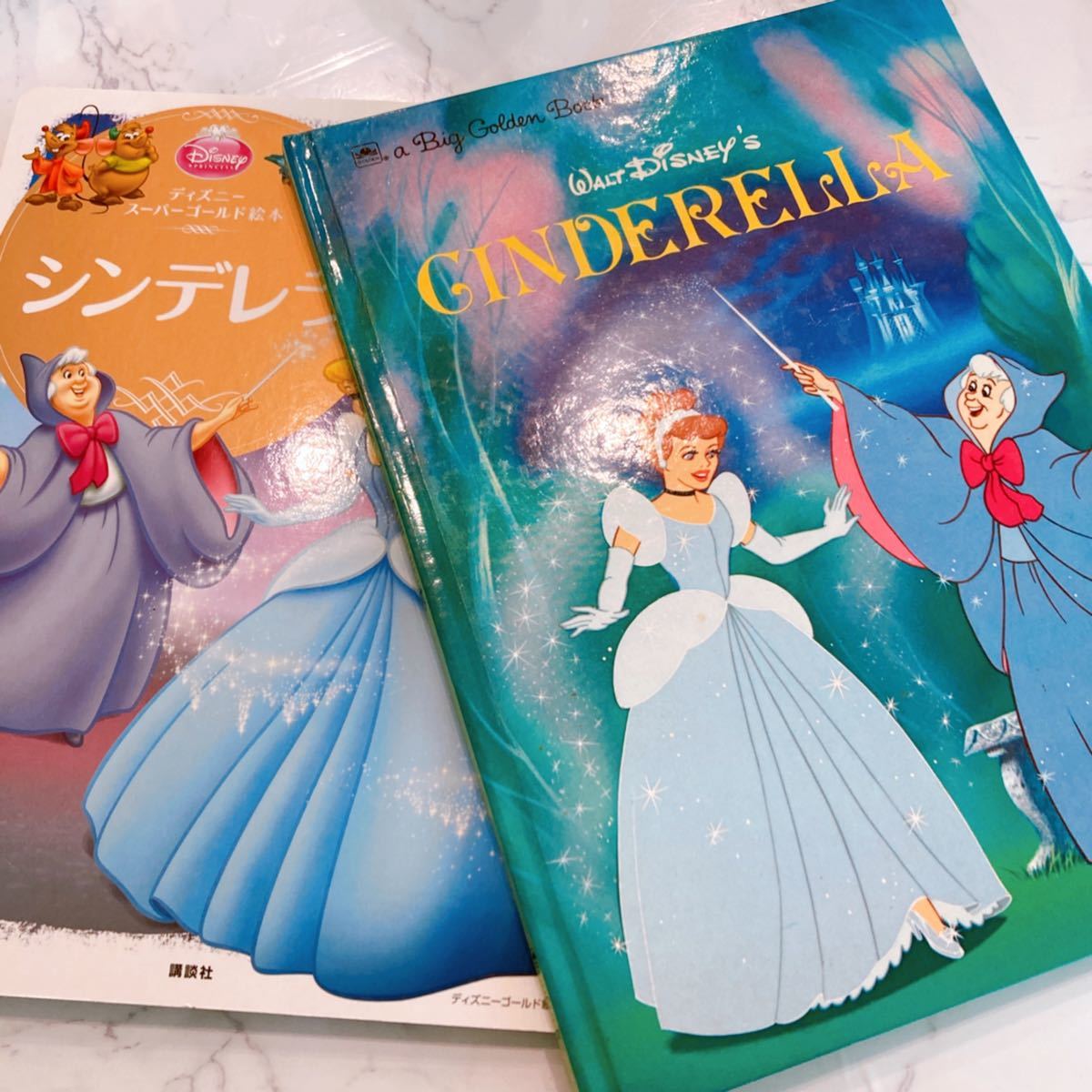 Paypayフリマ シンデレラ日本語と英語の2冊 ディズニー 英語絵本 子供読み聞かせ