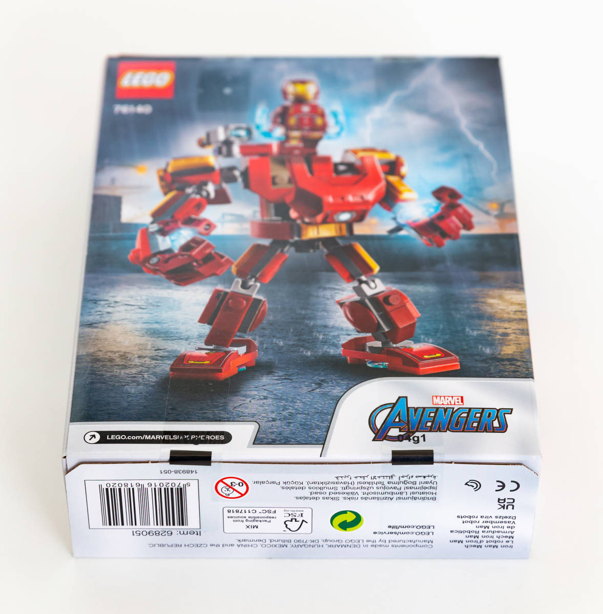 【新品】 レゴ LEGO 76140 スーパーヒーローズ アイアンマン・メカスーツ Marvel Avengers Iron Man Mech 【国内正規品】_画像4