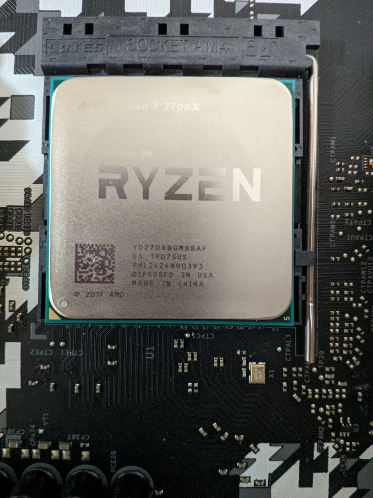 【CPU+マザーボード+メモリ セット】ASRock B450 Steel Legend + AMD Ryzen 7 2700X(Wraith Prism付) + G.SKILL F4-3200C16D-16GSXWB_画像4