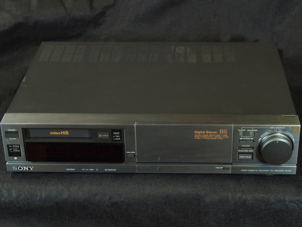 ※ SONY ※SONY VIDEO CASSETTE RECORDER EV-BS3000 Hi-8 中古_画像1