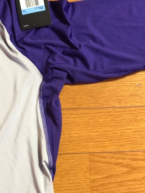 *USA ограничение продажа модель *US Nike *NIKE* бейсбол для 3/4 длина рукава нижняя рубашка *S* фиолетовый * новый товар 