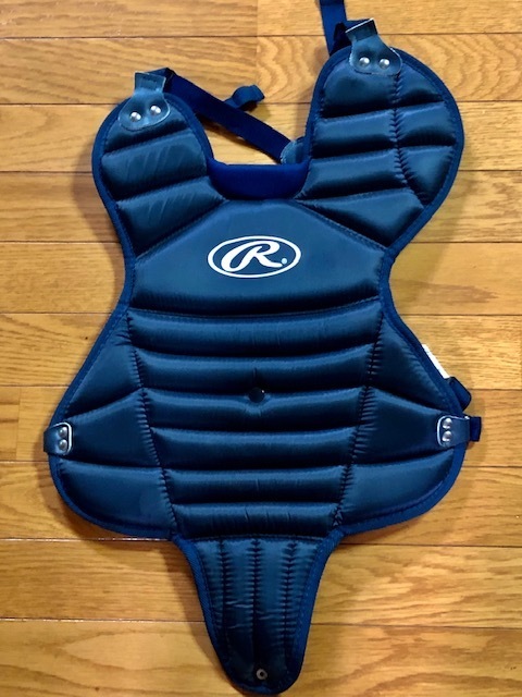 USA限定発売モデル★９～１２歳用★ローリングス☆Rawlings☆キャッチャープロテクター☆紺☆新品_画像1