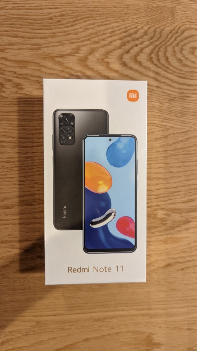 海外 正規品】 Xiaomi Redmi Note11 グラファイトグレー 新品 未開封