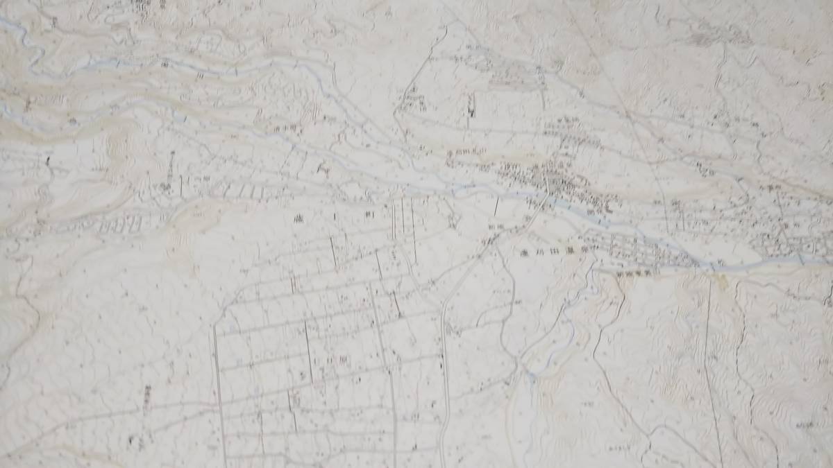 古地図 　遠刈田　宮城県　地図　地形図　資料　46×57cm　　昭和45年測量　　昭和57年印刷　発行　A　_画像2