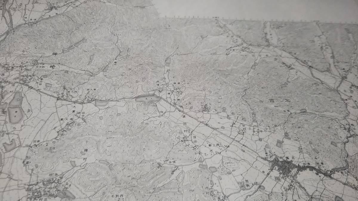 　古地図 　北條　兵庫県　イタミ多し　地図　資料　46×57cm　　大正12年測量　　大正15年印刷　発行　B_画像2