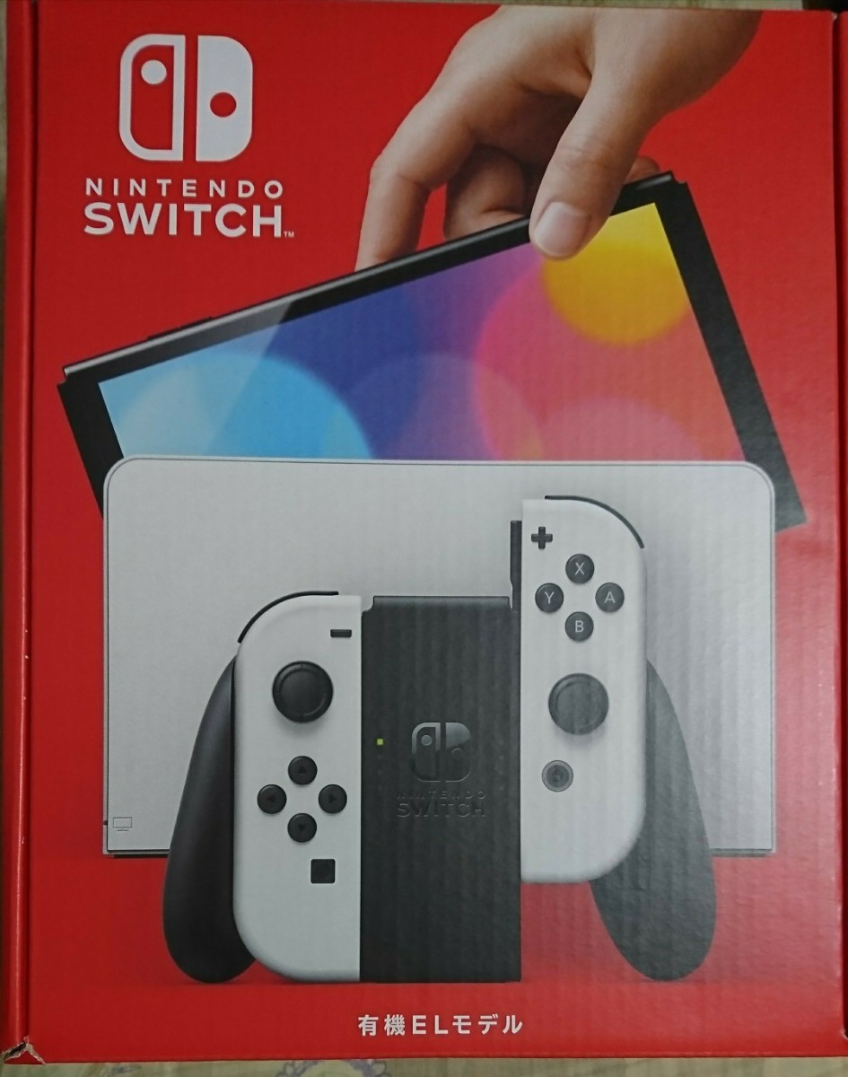 Nintendo switch 有機ELモデル ホワイト 未使用 店舗印あり www