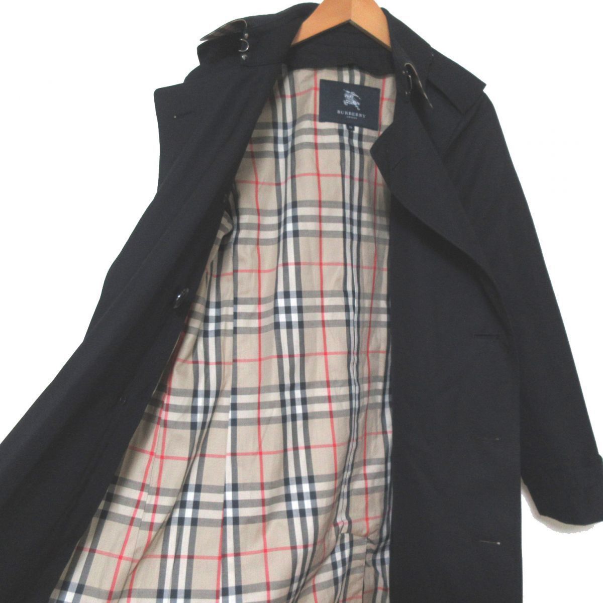 美品 BURBERRY LONDON バーバリーロンドン ウールライナー付 裏地ノバ