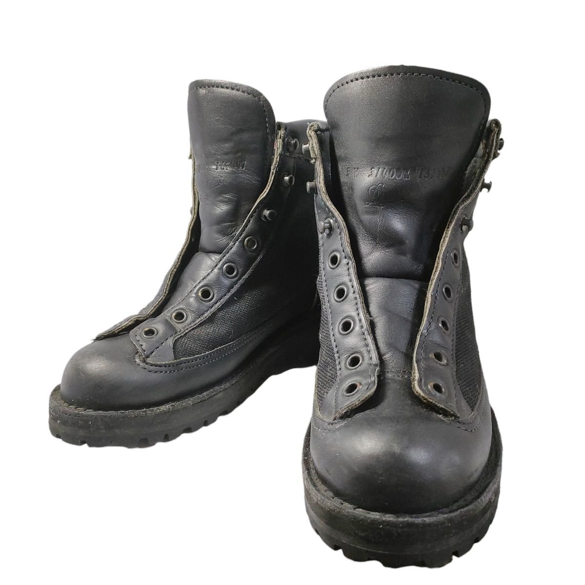 ほぼ美品 USA製 黒タグ 90S DANNER ダナー GORE-TEX ゴアテックス パトロール トレッキング ブーツ 黒 ブラック 31400X 5W J0504_画像1