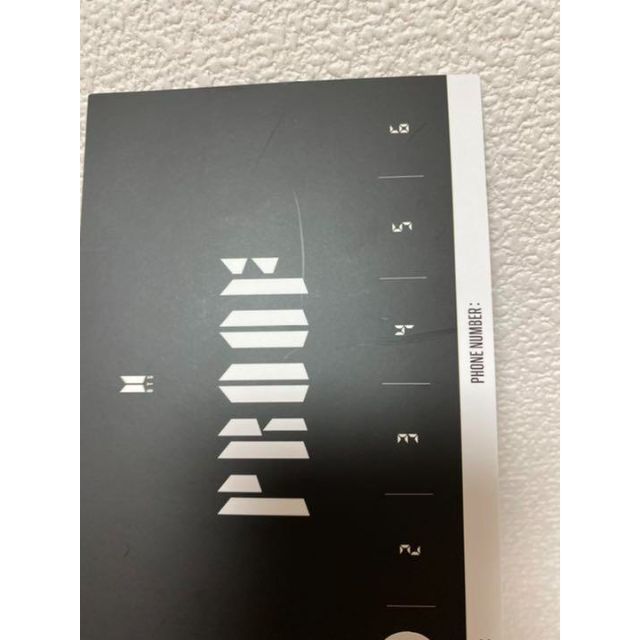 現品 BTS PROOF サノク エムカ テテトレカ 家族写真 リップ ハンド