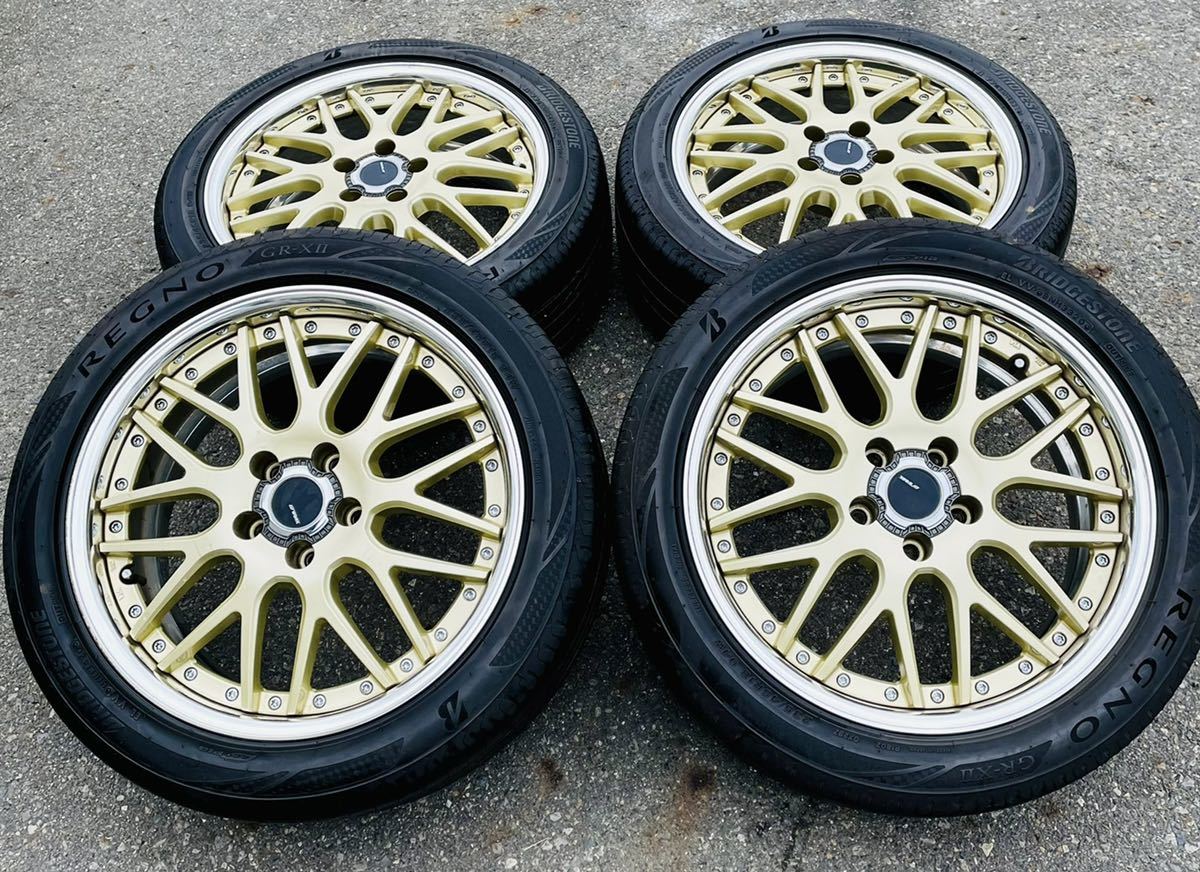 Work 18インチホイール&235/45R18 BRIDGESTONE REGNO ラジアルタイヤ4