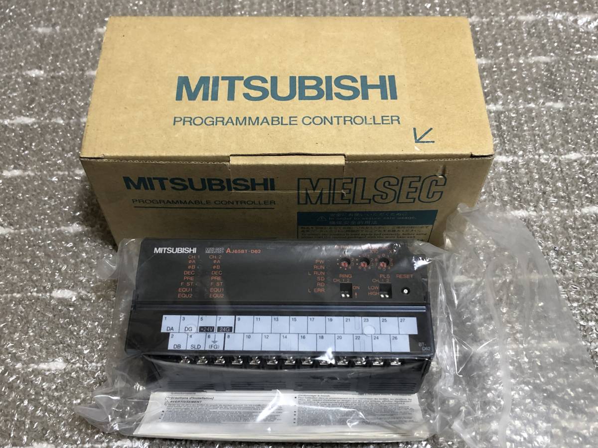 未使用 三菱 PLC AJ65BT-D62 CC-Link高速カウンタユニット | pybli.com.my